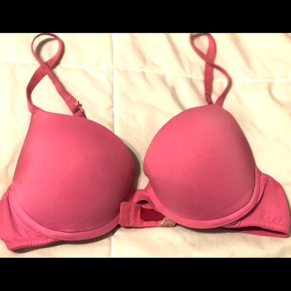 PINK Victoria Secret push up bra 36B - Picture 1 of 4